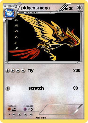 Pokemon pidgeot-mega