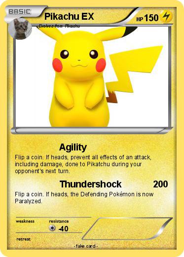 Pokemon Pikachu EX