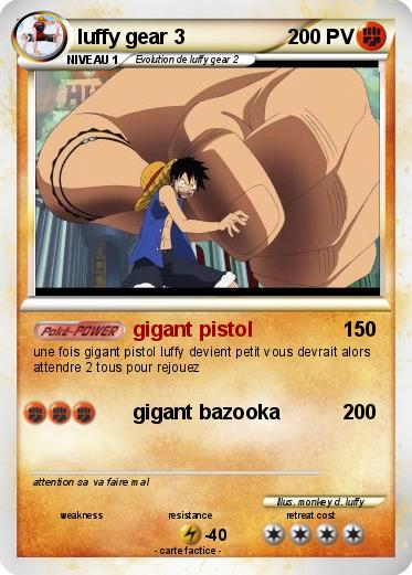 Pokemon luffy gear 3