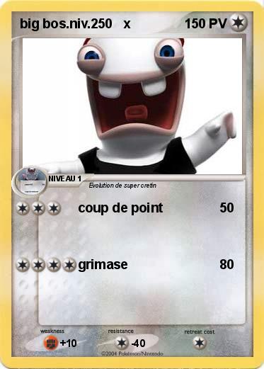Pokemon big bos.niv.250   x