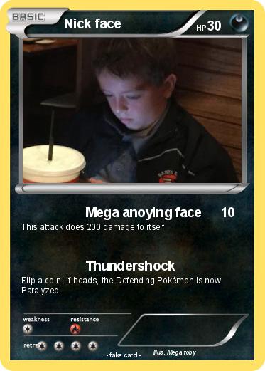 Pokemon Nick face
