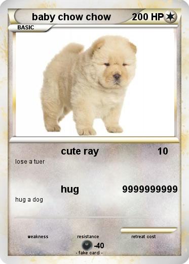 Pokemon baby chow chow