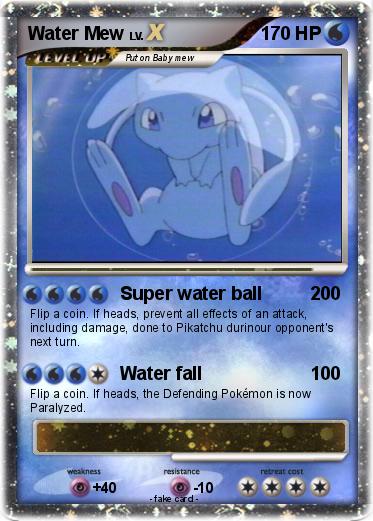 Pokemon Water Mew