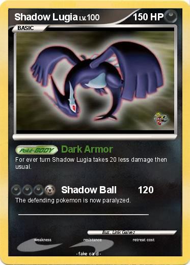 Pokemon Shadow Lugia