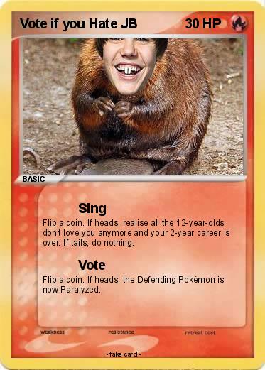 Pokemon Vote if you Hate JB
