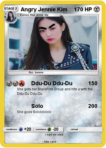 Pokemon Angry Jennie Kim