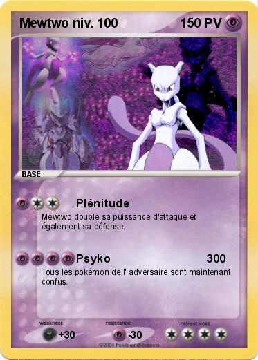 Pokemon Mewtwo niv. 100               