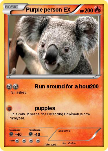 Pokemon Purple person EX