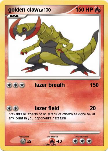 Pokemon golden claw