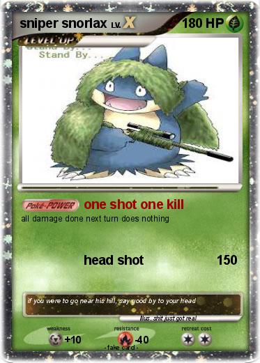 Pokemon sniper snorlax