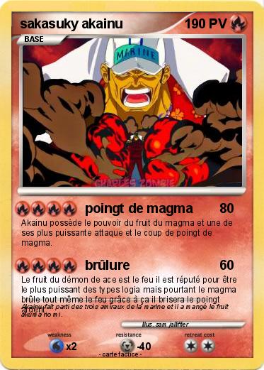 Pokemon sakasuky akainu