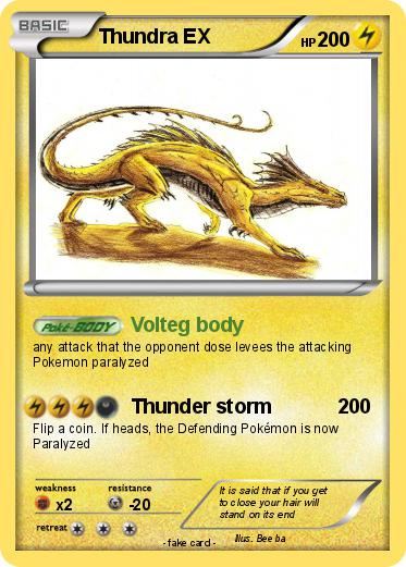 Pokemon Thundra EX