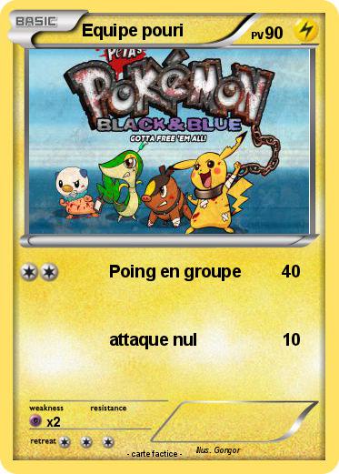 Pokemon Equipe pouri