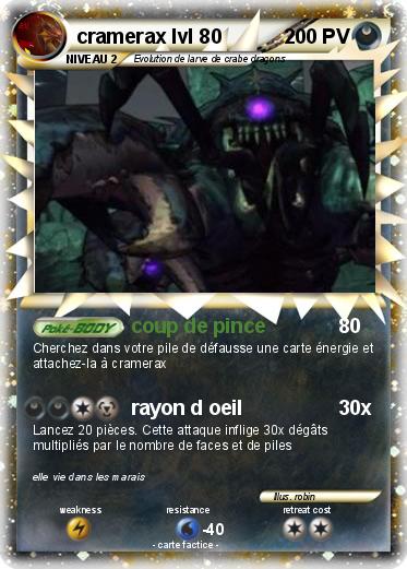 Pokemon cramerax lvl 80