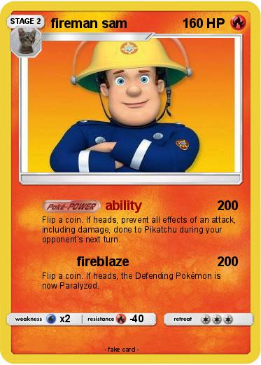 Pokemon fireman sam