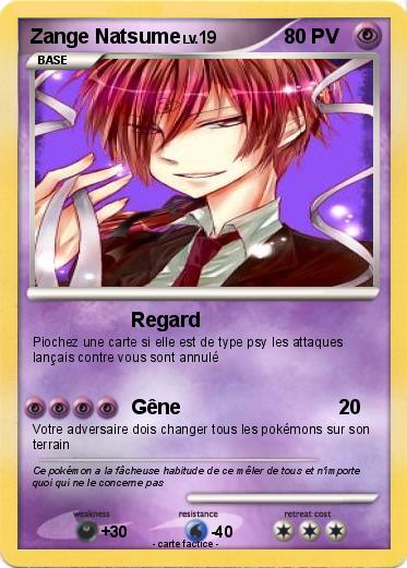 Pokemon Zange Natsume
