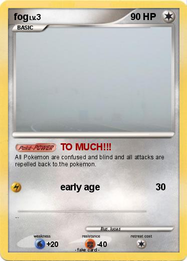 Pokemon fog
