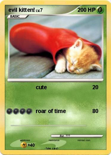 Pokemon evil kitten!