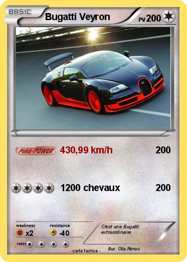 Pokemon Bugatti Veyron