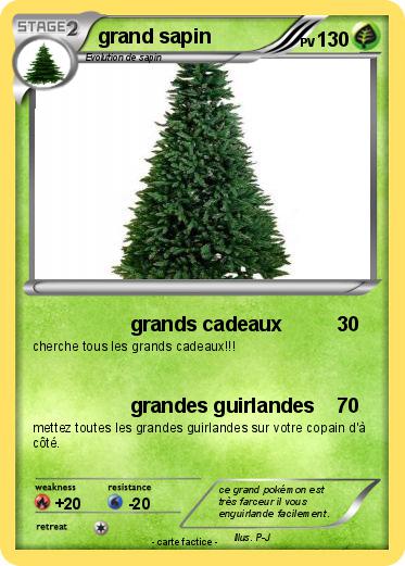 Pokemon grand sapin