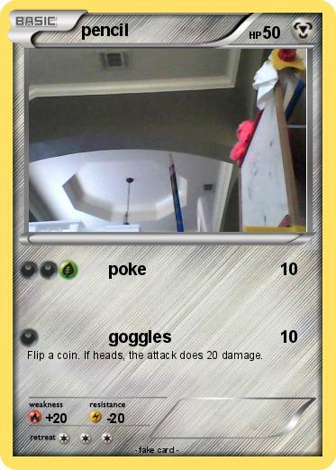 Pokemon pencil