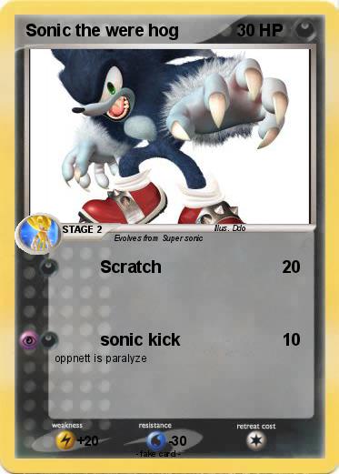 Pokemon Sonic the were hog