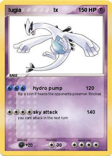 Pokemon lugia                     lx