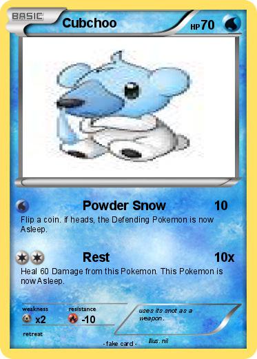 Pokemon Cubchoo