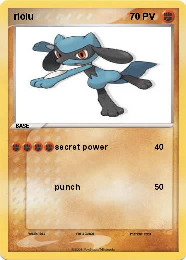 Pokemon riolu