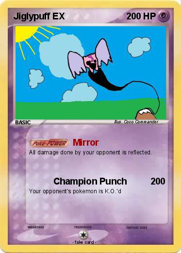 Pokemon Jiglypuff EX