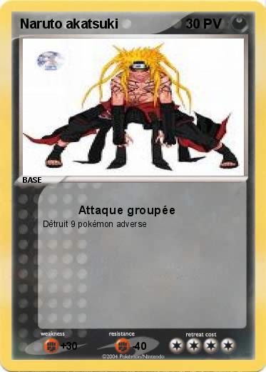 Pokemon Naruto akatsuki