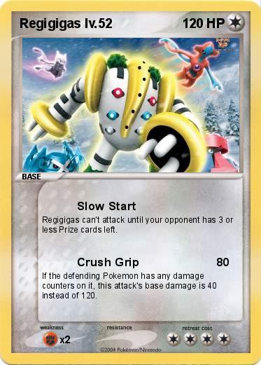 Pokemon Regigigas lv.52