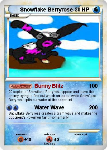 Pokemon Snowflake Berryrose