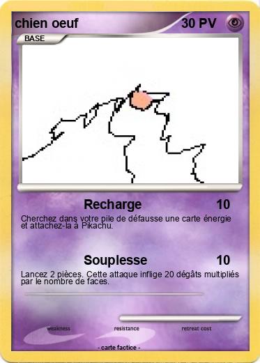 Pokemon chien oeuf
