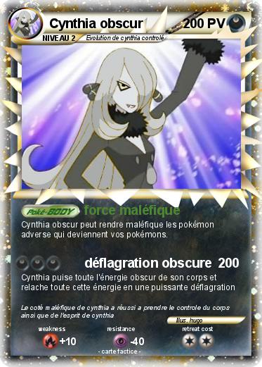 Pokemon Cynthia obscur