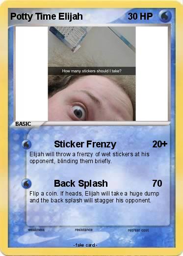 Pokemon Potty Time Elijah