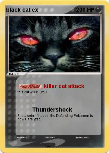 Pokemon black cat ex