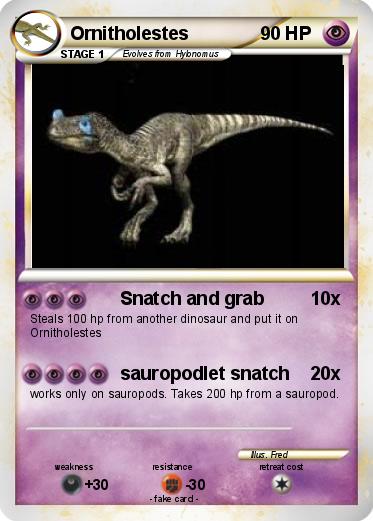 Pokemon Ornitholestes