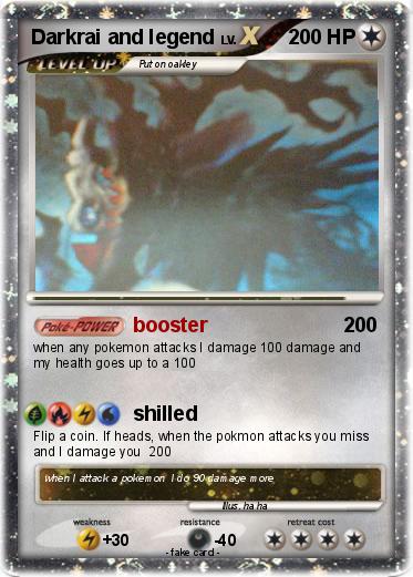 Pokemon Darkrai and legend