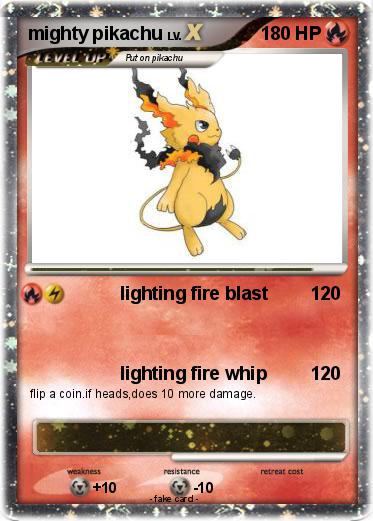 Pokemon mighty pikachu