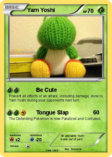 Pokemon Yarn Yoshi
