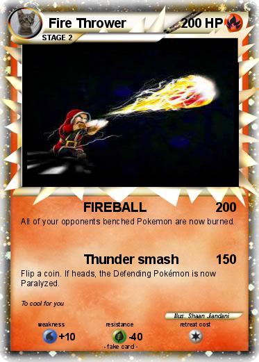 Pokemon Fire Thrower