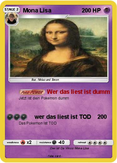 Pokemon Mona Lisa