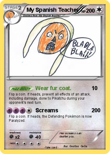 Pokemon My Spanish Teacher