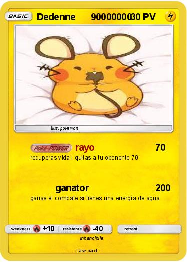 Pokemon Dedenne      90000000