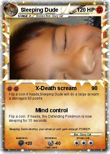 Pokemon Sleeping Dude