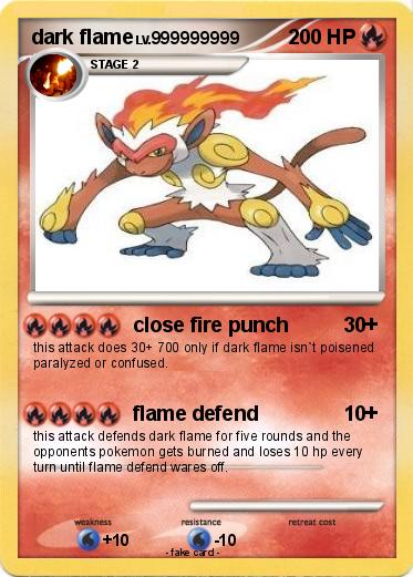 Pokemon dark flame