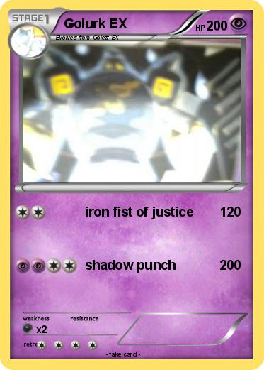 Pokemon Golurk EX
