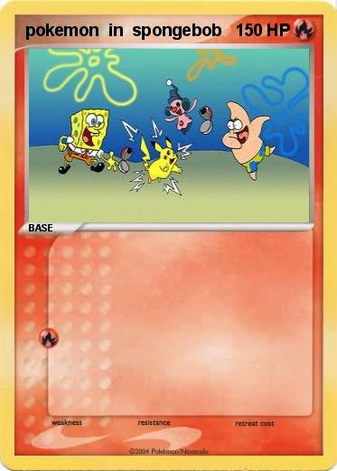 Pokemon pokemon  in  spongebob