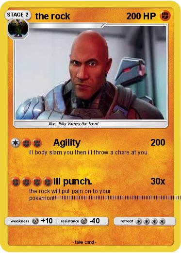 Pokemon the rock
